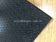 De kleine Rubber de Matten Zwarte Kleur van het Rijstpatroon maakt Bovenkant, 1.5g/Cm3-Dichtheid in reliëf